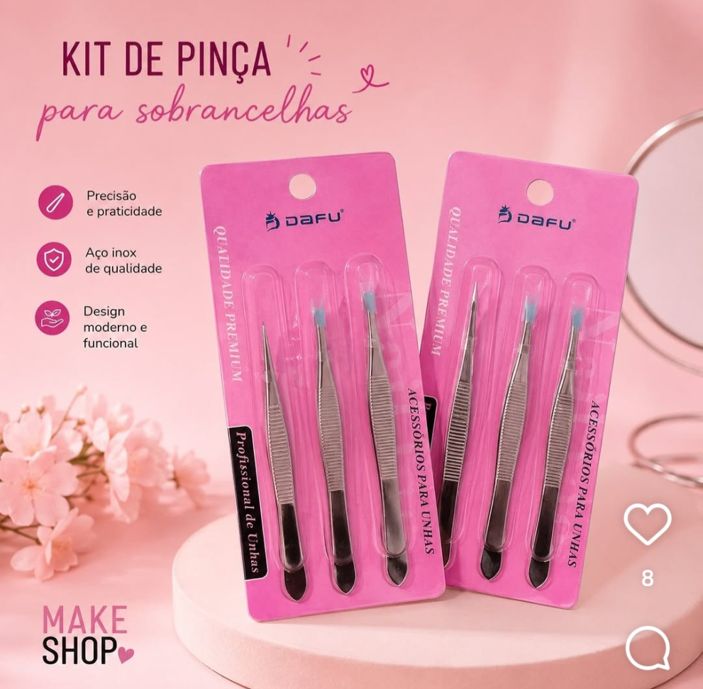 Kit pinças 1098 - #3