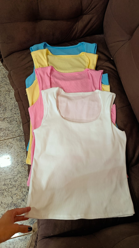 Blusinha gola quadrada 893