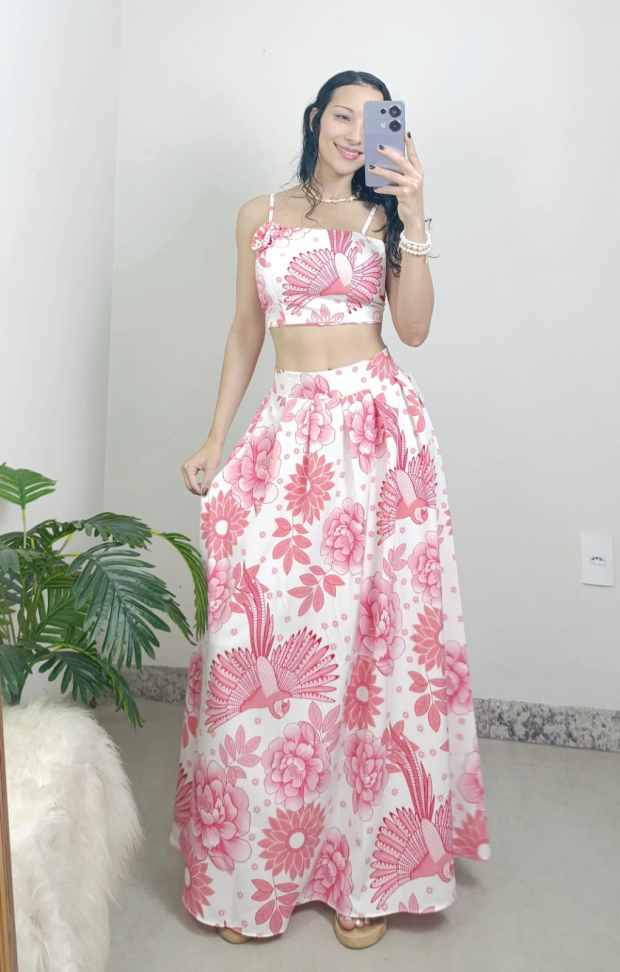 Conjunto saia longa 952 - #7