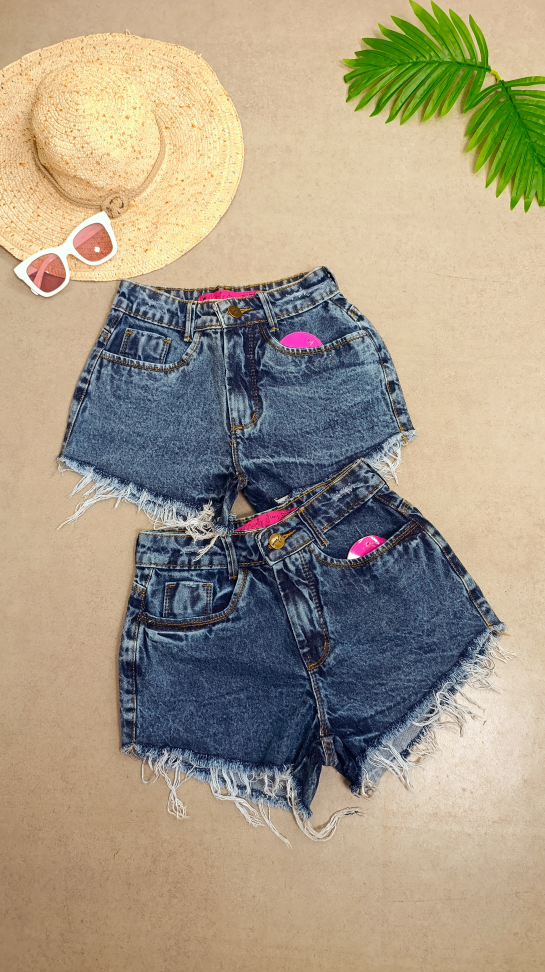Short jeans desfiado 882