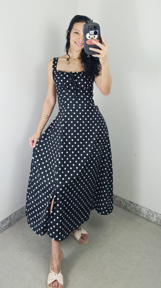 Vestido midi crepinho 15047 - #4