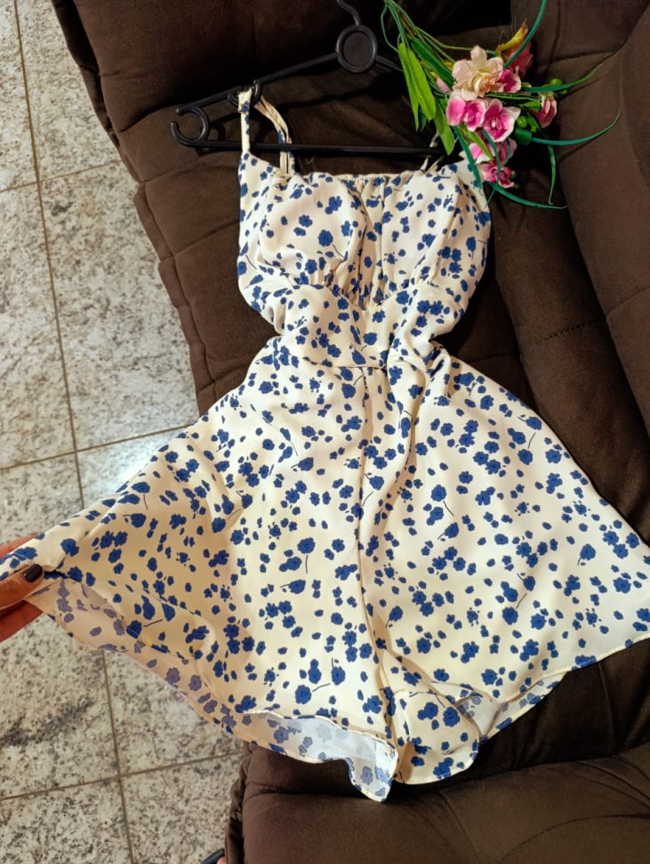 Macaquinho estampado laço 4908 - #1