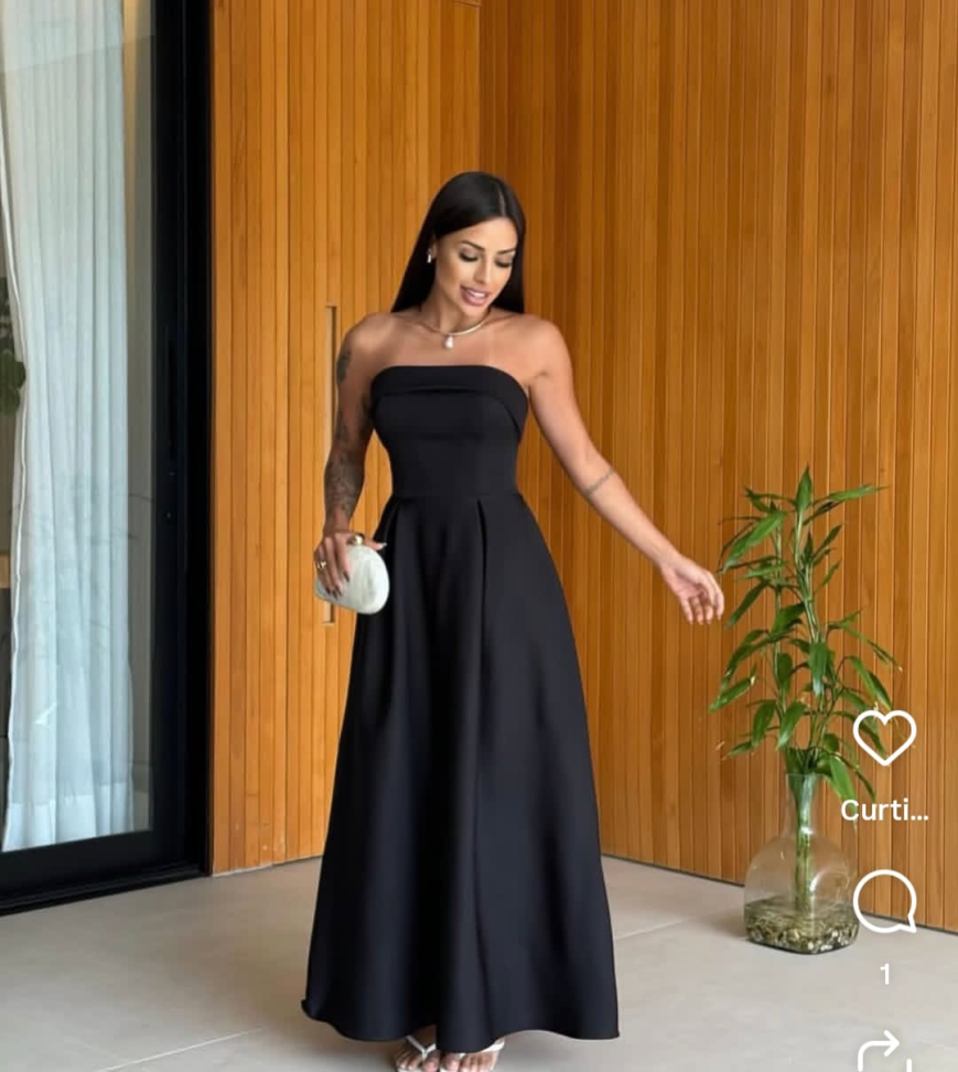 vestido longo tomara que caia 20000327 - #2