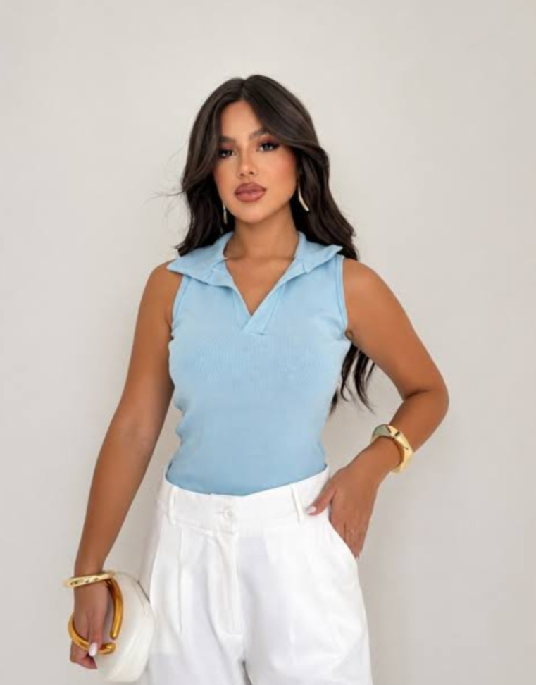 Blusinha regata detalhada 876 - #4