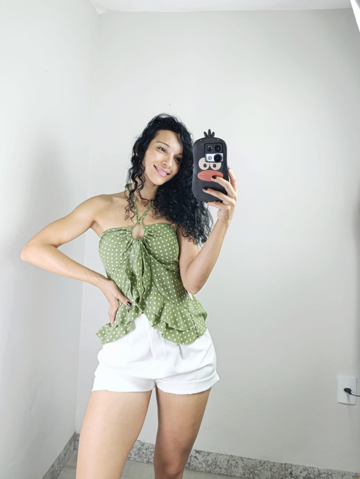 Blusa duna babados estampada 20000212 - #6