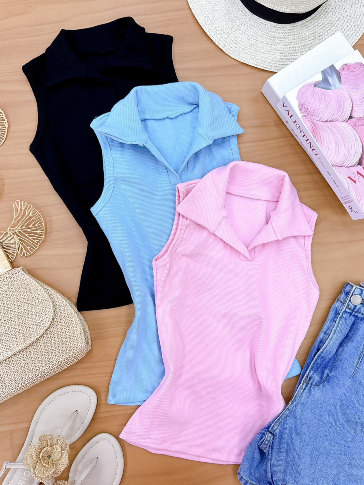 Blusinha regata detalhada 876