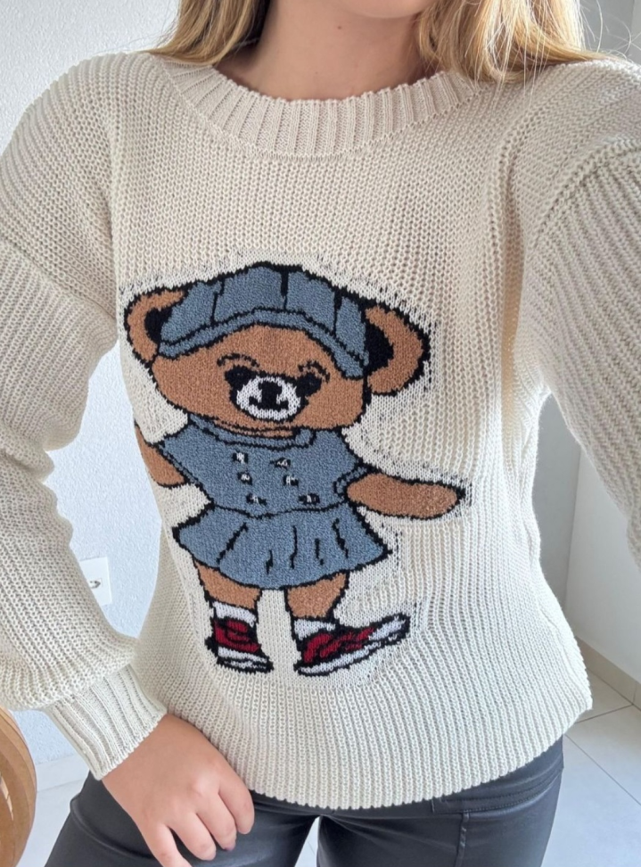 Blusa tricot ursinho 526 - #4