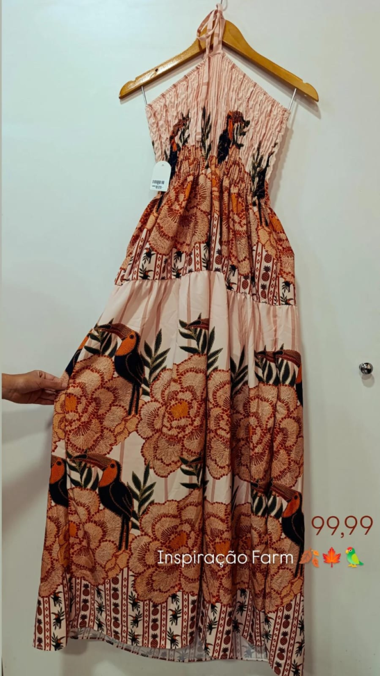 Vestido longo farm 831