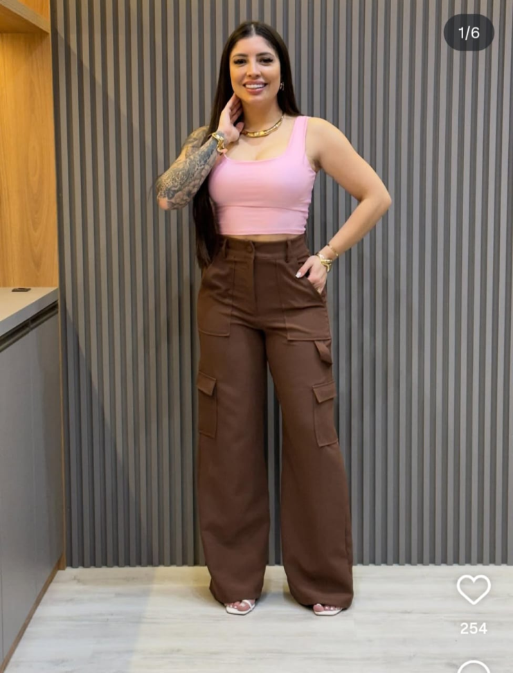 Calça alfaiataria cargo 20000363 - #2