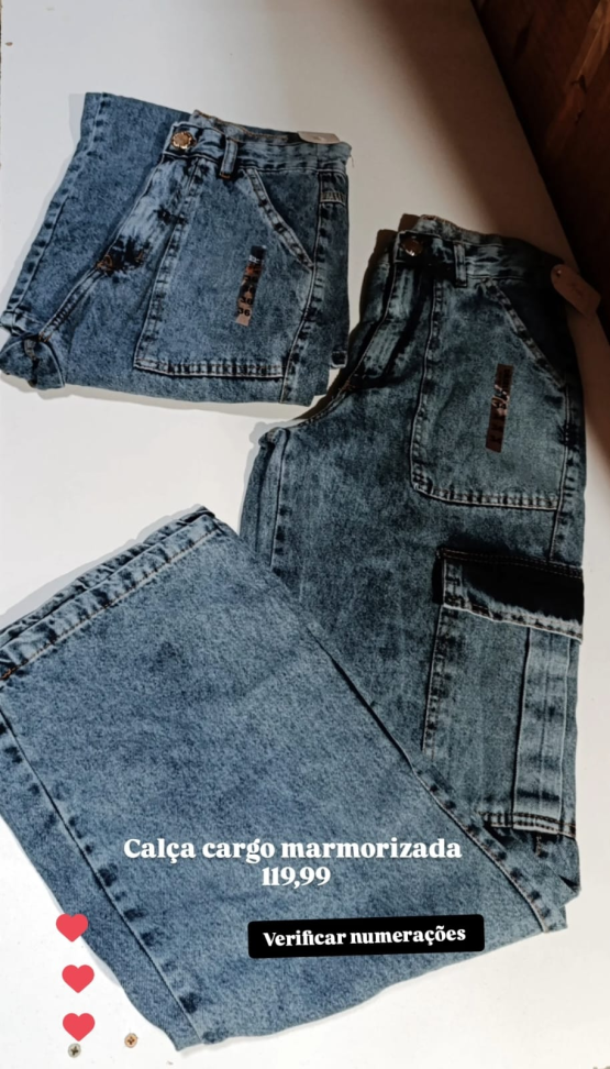 Calça cargo marmorizada 20001515 - #2