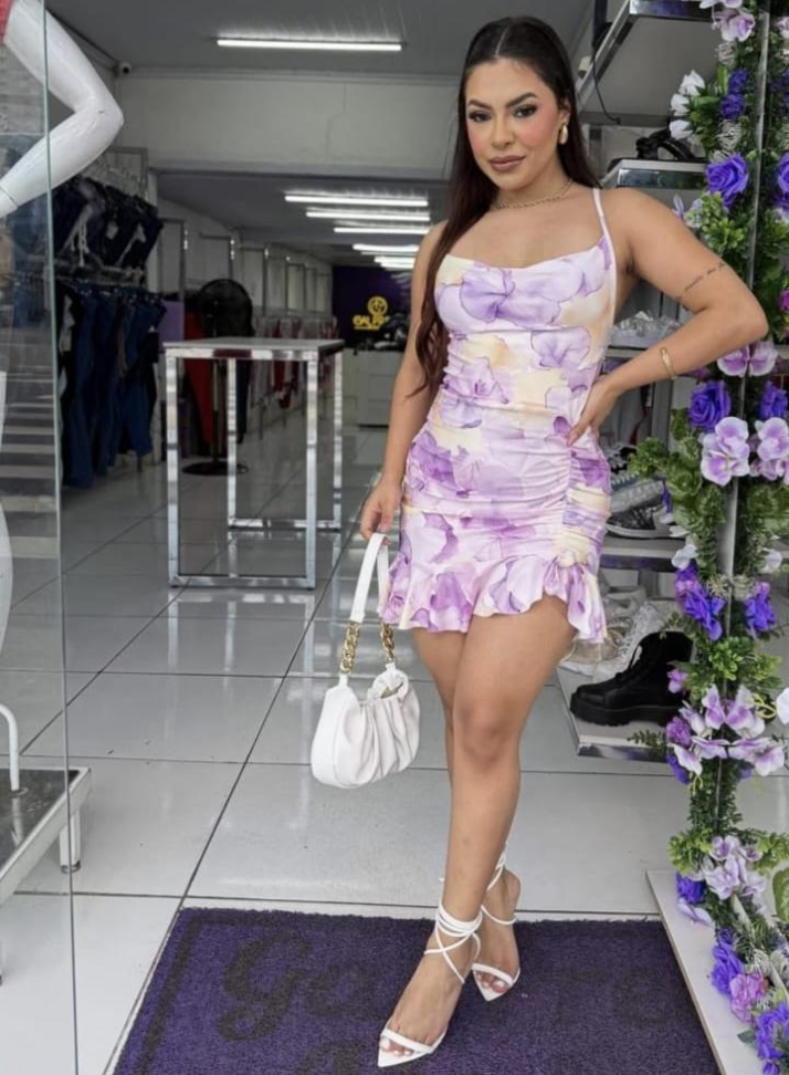 Vestido alçinha babadinho 383