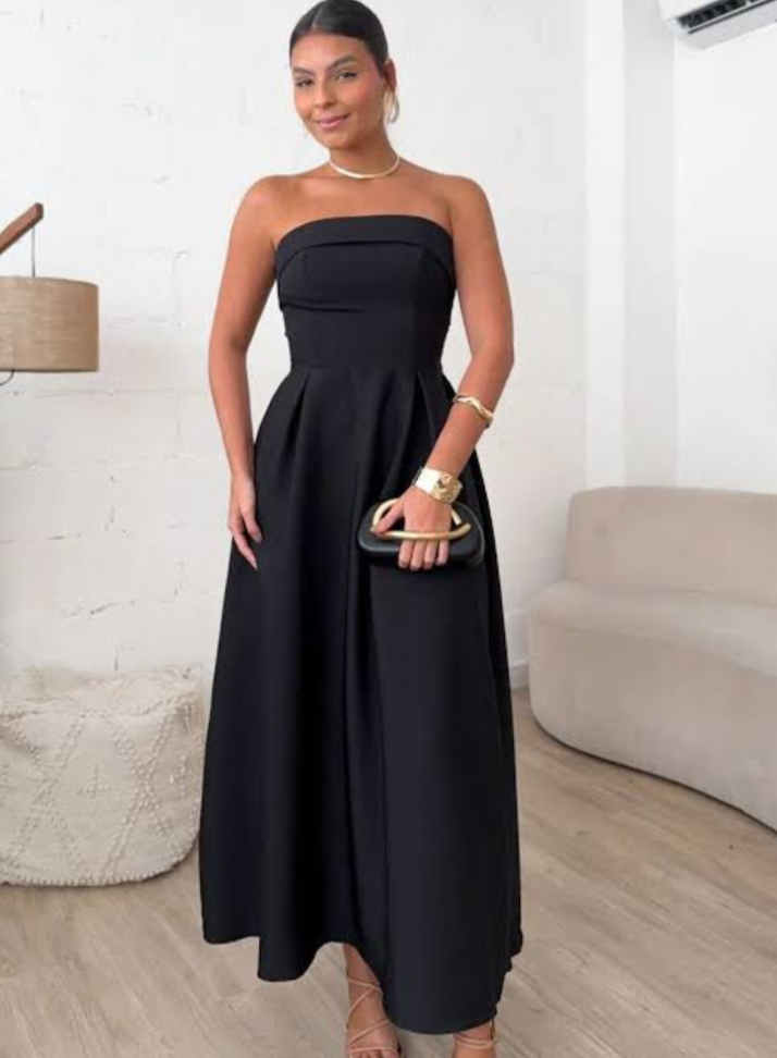 Vestido longo alfaiataria 953