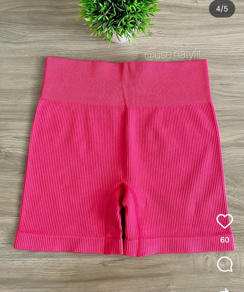 Short canelado 915