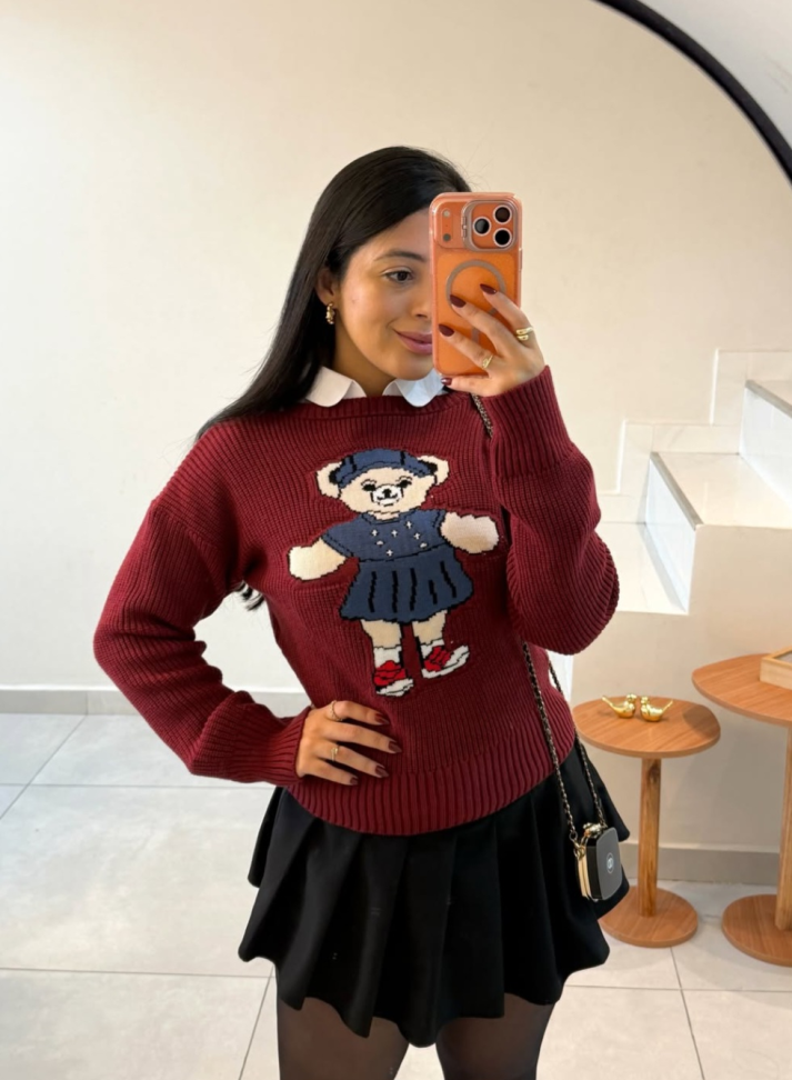 Blusa tricot ursinho 526 - #7