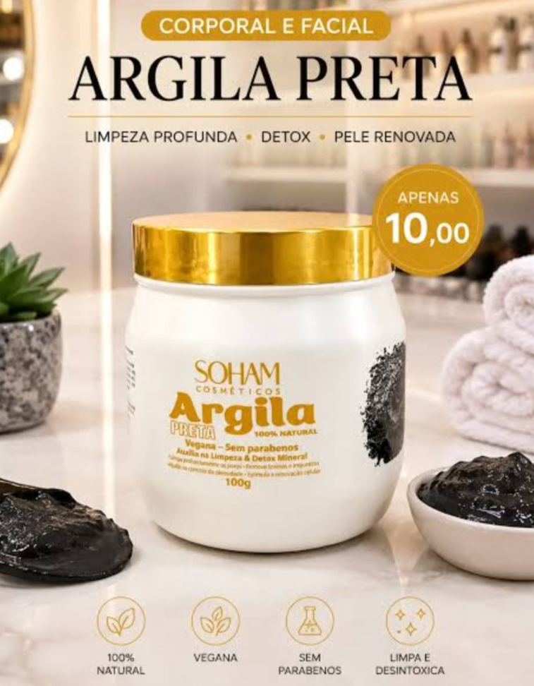 Argila 100% natural