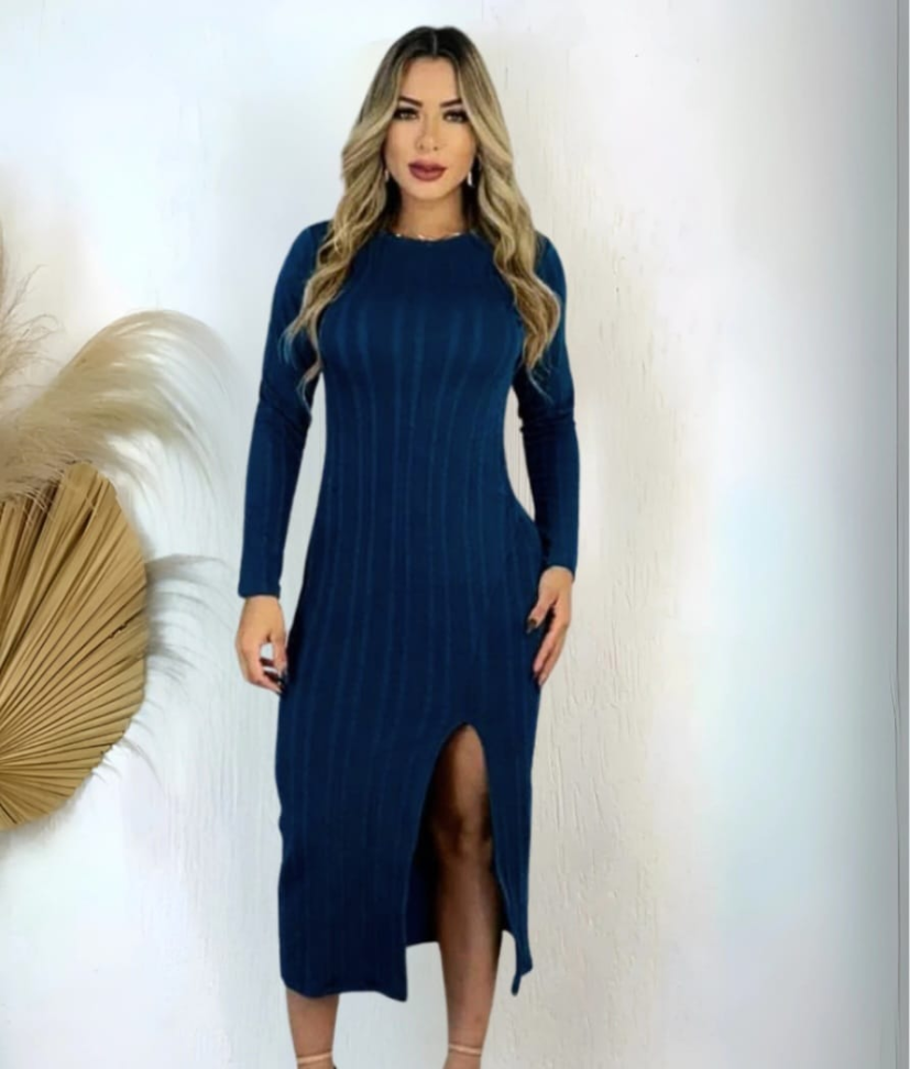 Vestido midi manga longa 277 - #6