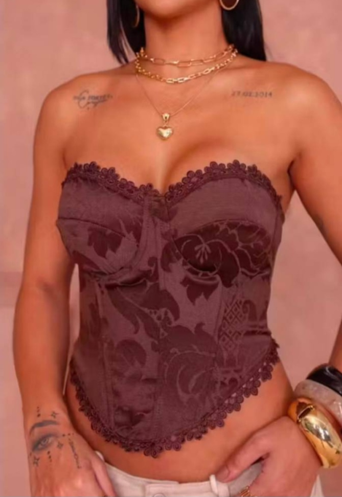 Corset texturizado 962
