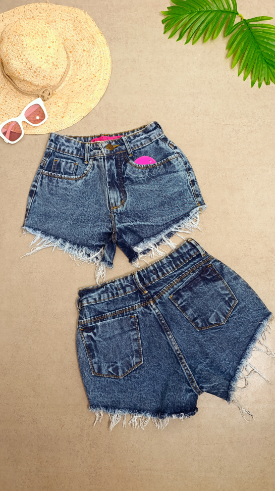 Short jeans desfiado 882