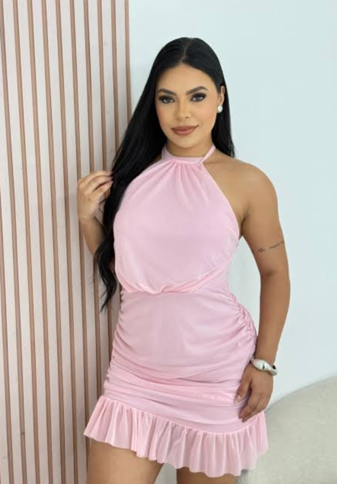 Vestido gola alta 902