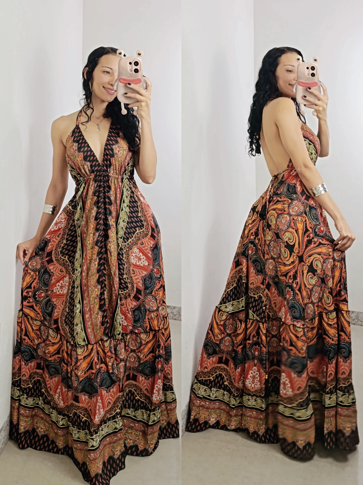 Vestido indiano longo 20001452 - #2