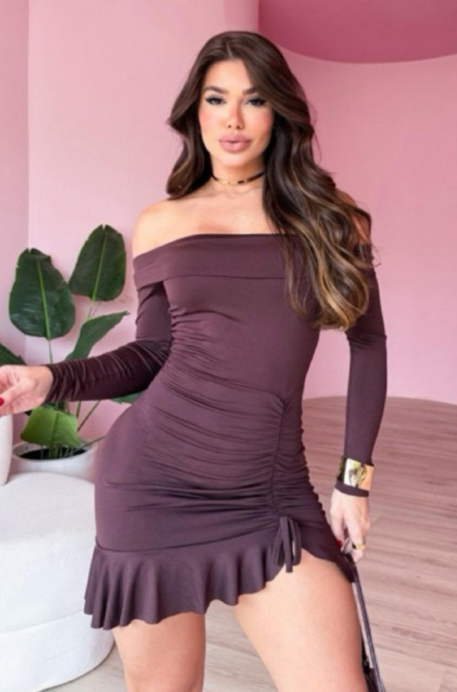 Vestido manga longa 323