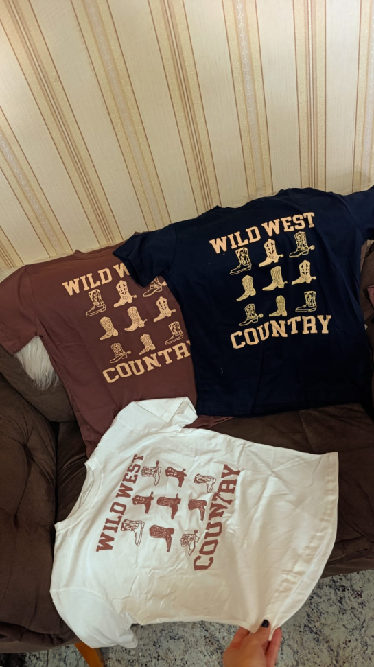 T-shirt algodão  country 336 - #3