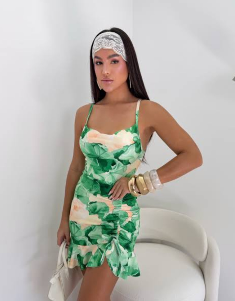 Vestido alça babadinho 888 - #4