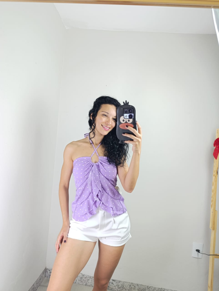 Blusa duna babados estampada 20000212 - #3