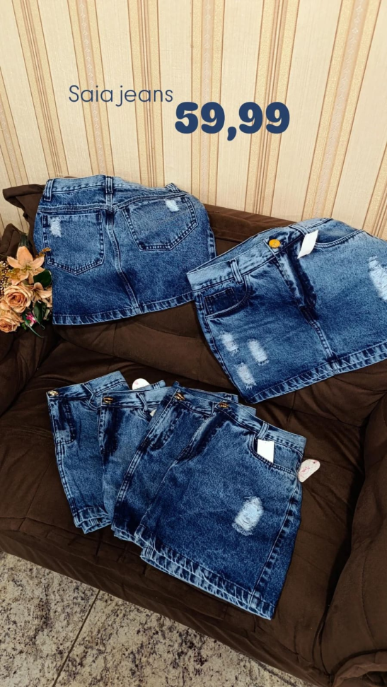 Saia jeans 753
