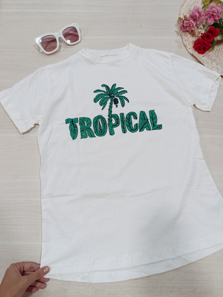 Blusa t-shirt estampa na frente 20001387 - #2