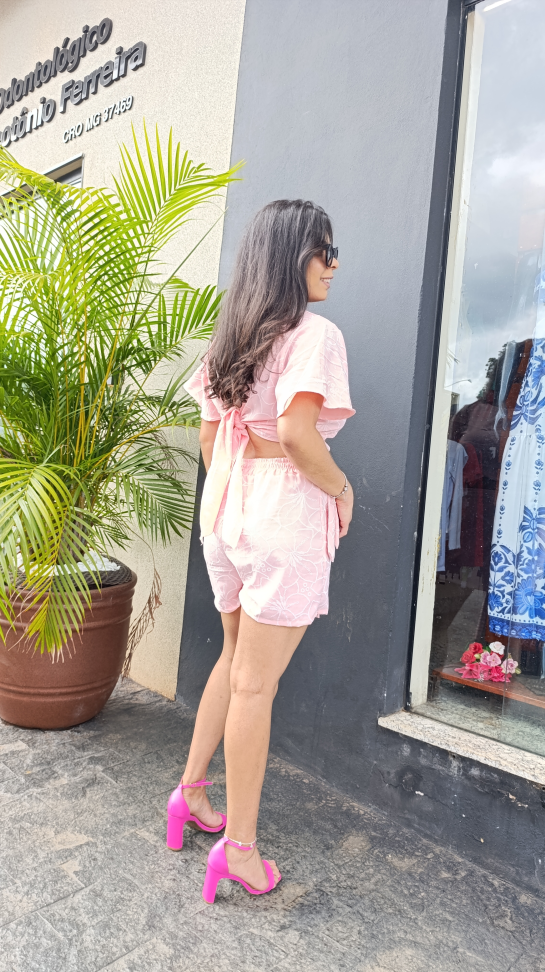 Conjunto short saia e blusa amarração 20001384 - #3