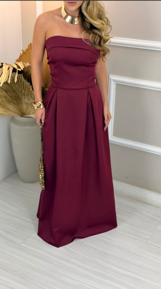 Vestido longo alfaiataria 953