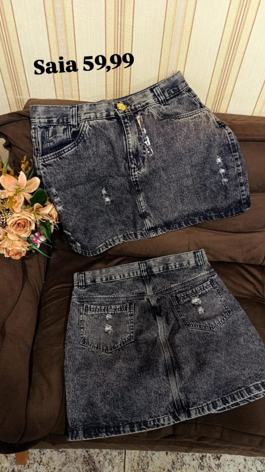 Saia jeans 753
