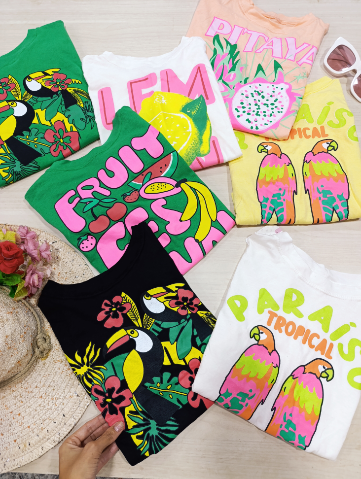 Blusa t-shirt estampa na frente 20001387 - #8