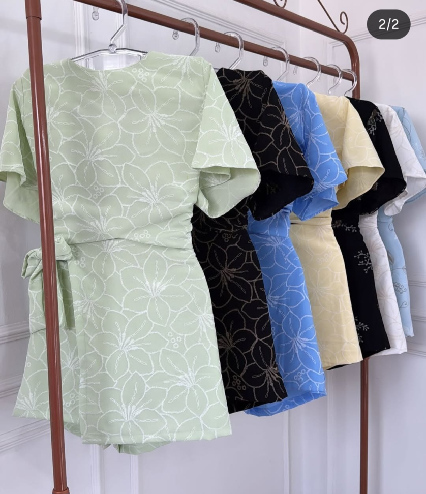 Conjunto short saia e blusa amarração 20001384 - #2