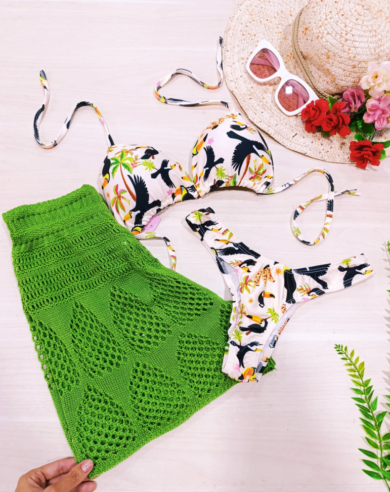 Biquini asa delta estampado 20001364 - #1