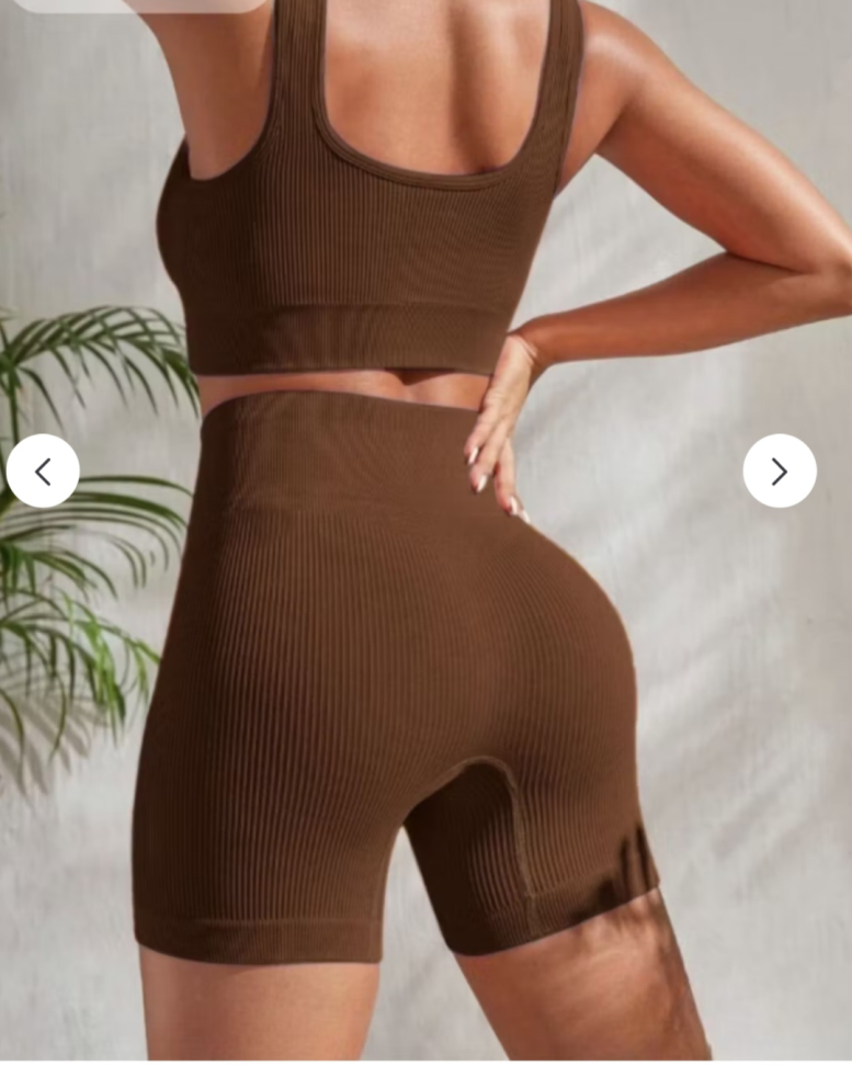 Conjunto Short e top canelado 20001373 - #1