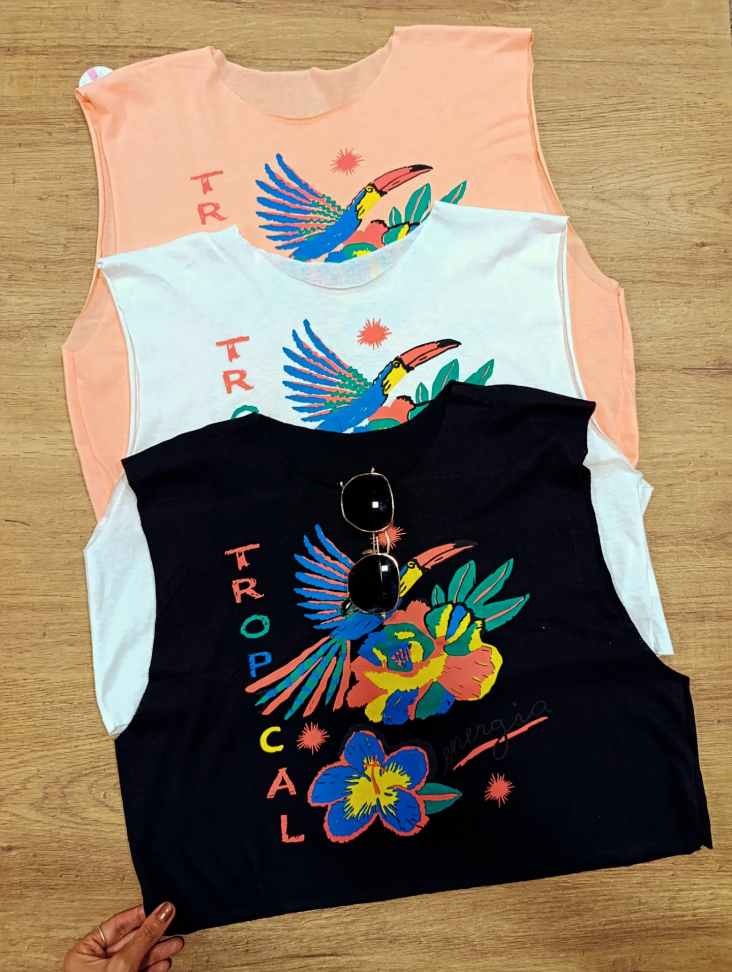 Blusa t-shirt estampa na frente 20001387 - #2