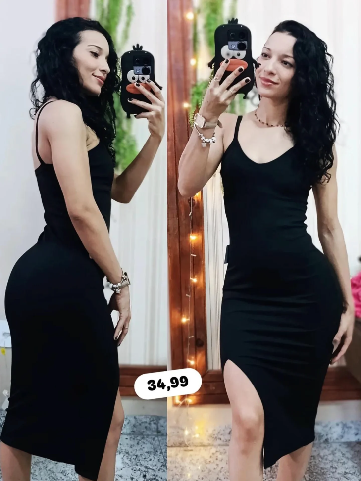 Vestido mid anarruga 5106 - #3