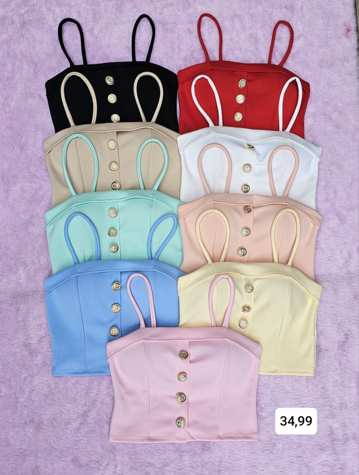 Cropped colete alcinha - #2