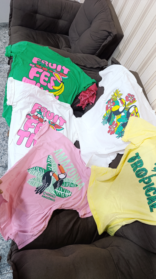 Blusa t-shirt estampa na frente 20001387 - #3