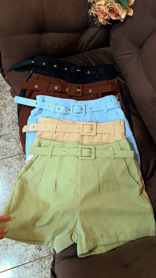 Short alfaiataria cinto 850