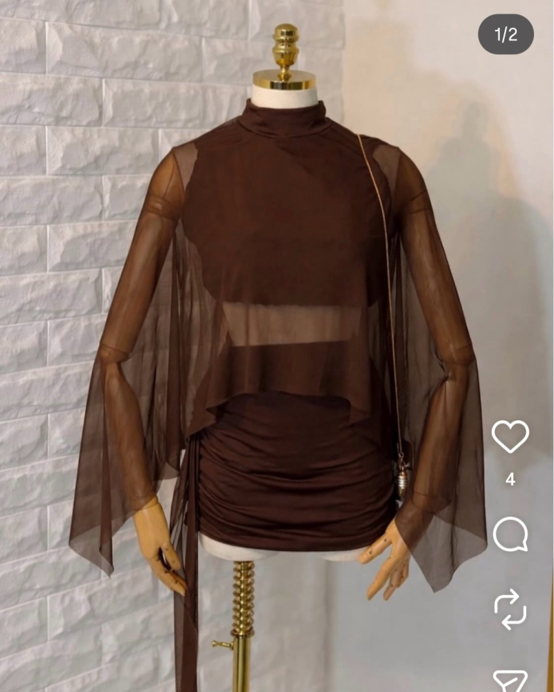 Conjunto capa tule 1007
