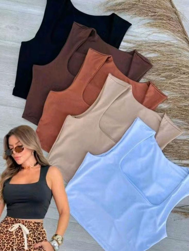 Cropped gola quadrada 343 - #3