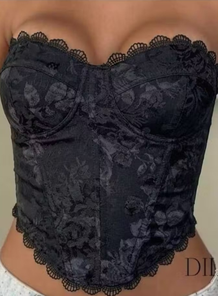 Corset texturizado 962