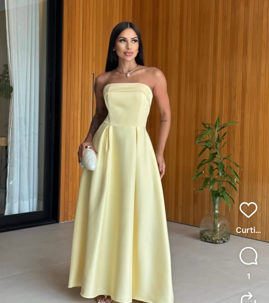 vestido longo tomara que caia 20000327 - #3