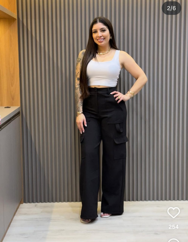 Calça alfaiataria cargo 20000363 - #3