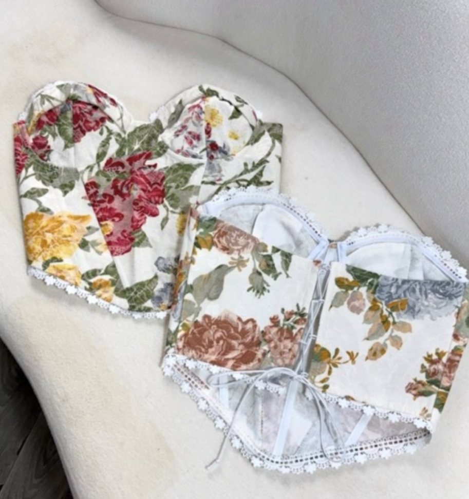 Corset texturizado estampado 962 - #5