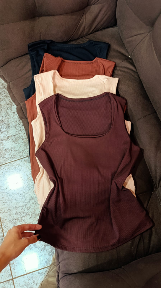 Blusinha gola quadrada 893 - #3