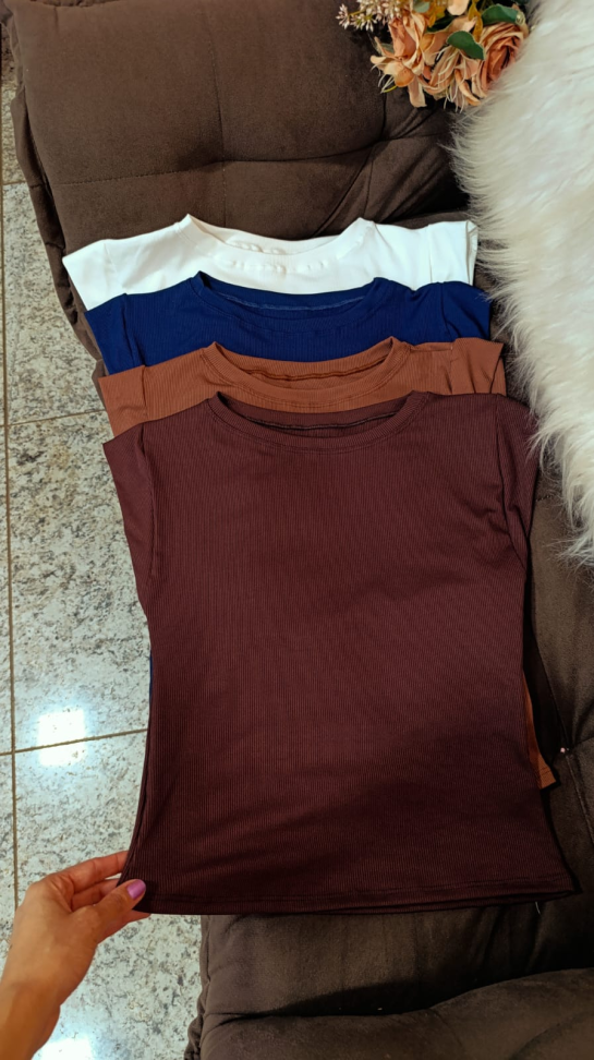 Blusa manga muscle -tee 404